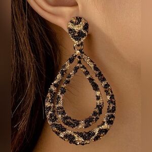 Cheetah-Leopard Printed Earrings